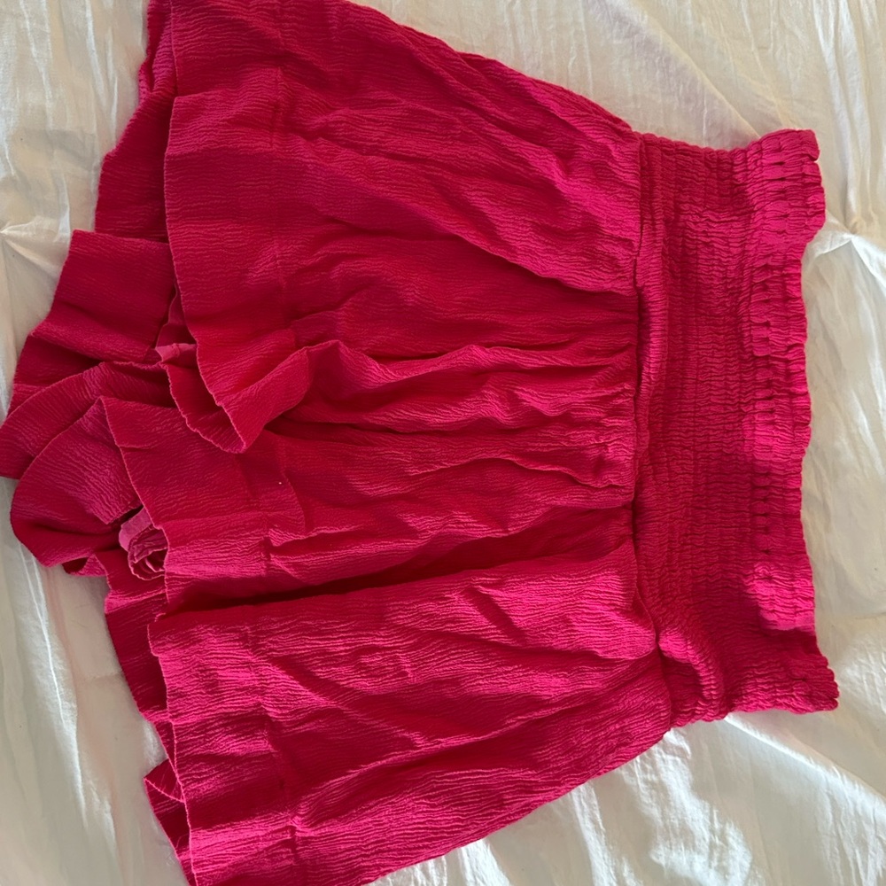 Tula High Waist Fuchsia Shorts